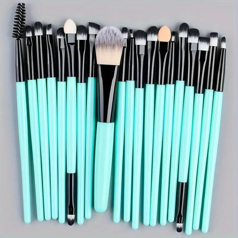 Premium Synthetic Kabuki Makeup Brush Set – Foundation, Concealer, Powder, Blush & Eye Blending Brushes