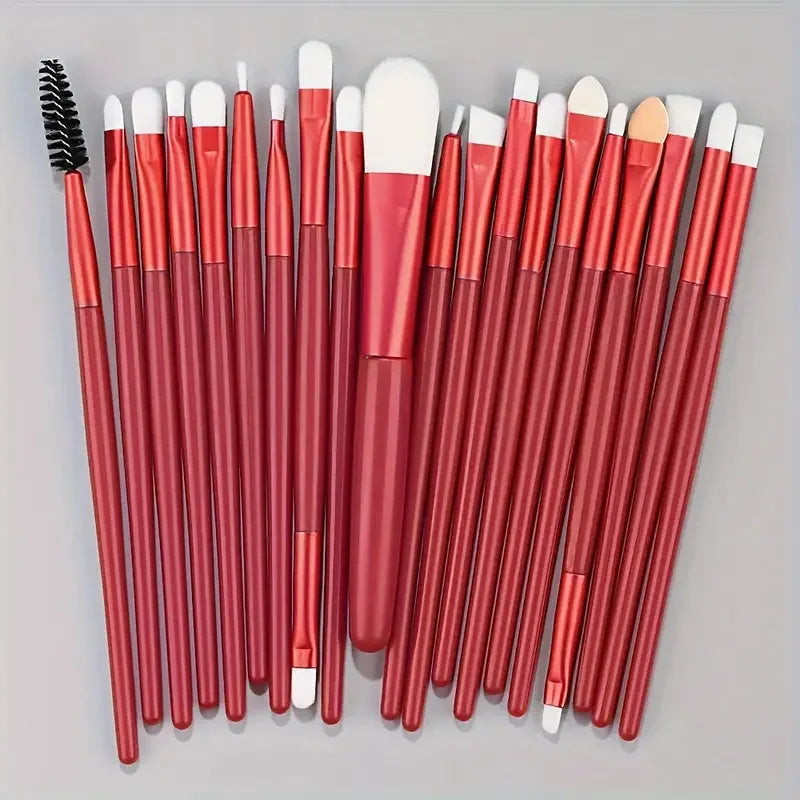 Premium Synthetic Kabuki Makeup Brush Set – Foundation, Concealer, Powder, Blush & Eye Blending Brushes