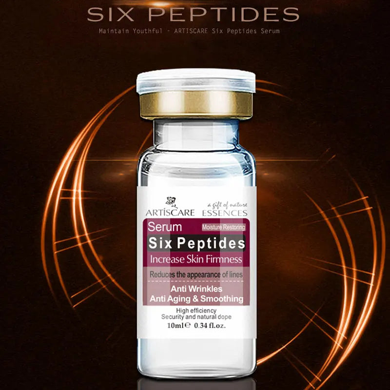 Six peptide Serum wrinkle and aging moisturizing lifting face skin repair essence liquid facial serum 10ml