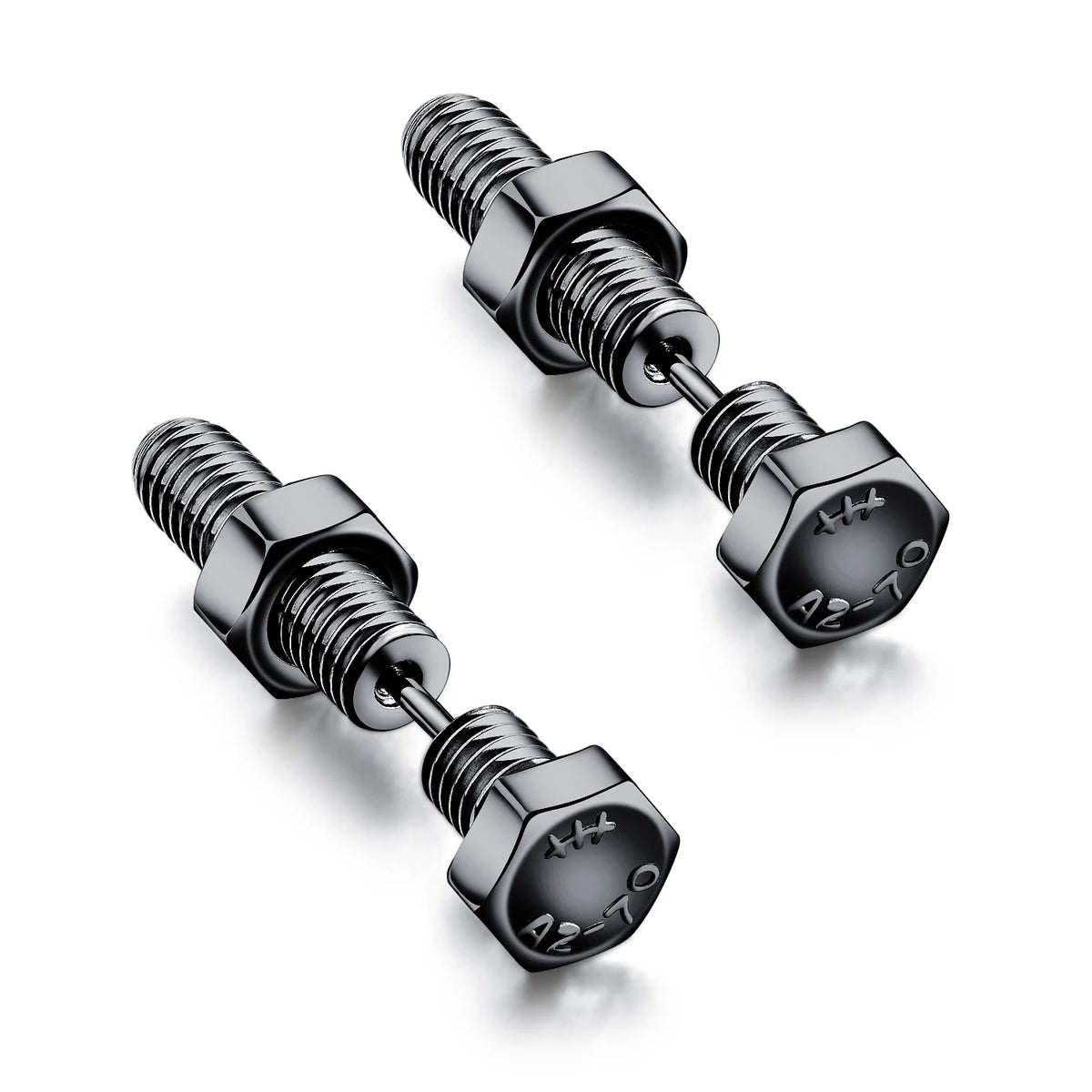 Small Black Punk Stud Earrings For Women Men Boy 2020 New Fashion Zircon Geometry Stainless Steel Jewelry Accessories Earrings