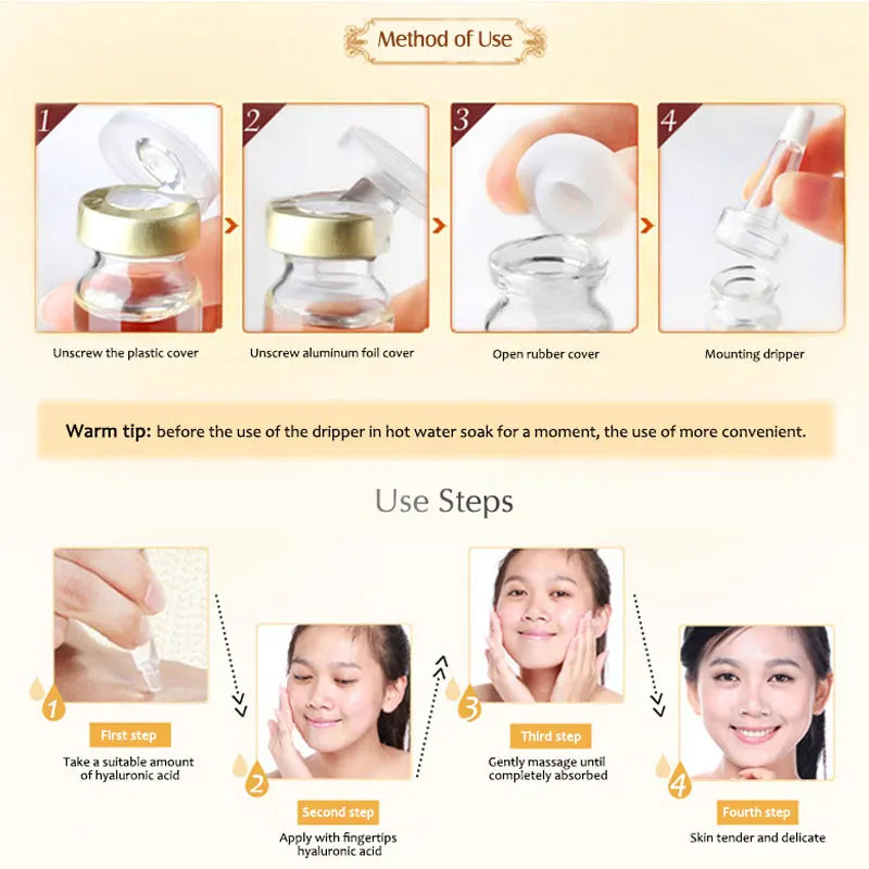 Six peptide Serum wrinkle and aging moisturizing lifting face skin repair essence liquid facial serum 10ml