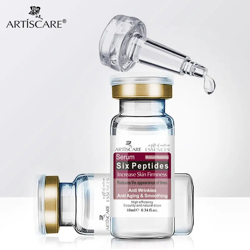 Six peptide Serum wrinkle and aging moisturizing lifting face skin repair essence liquid facial serum 10ml