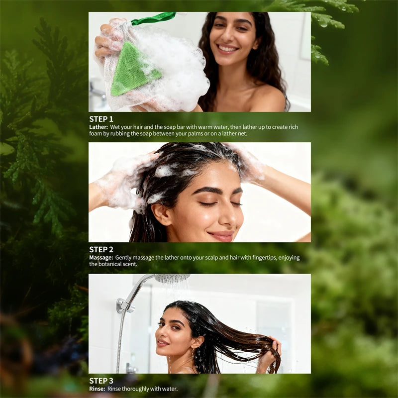 Sevich Usman Grass & Platycladus Herbal Shampoo Bar