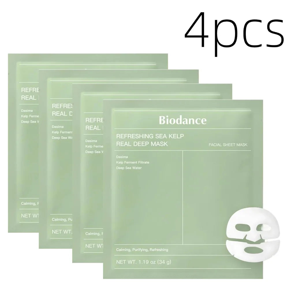 Bio-Collagen Collagen Face Mask Face Barrier Repair Soothing Ampoule Essence Moisturizing Refined Pores Mask Korean Skin Care