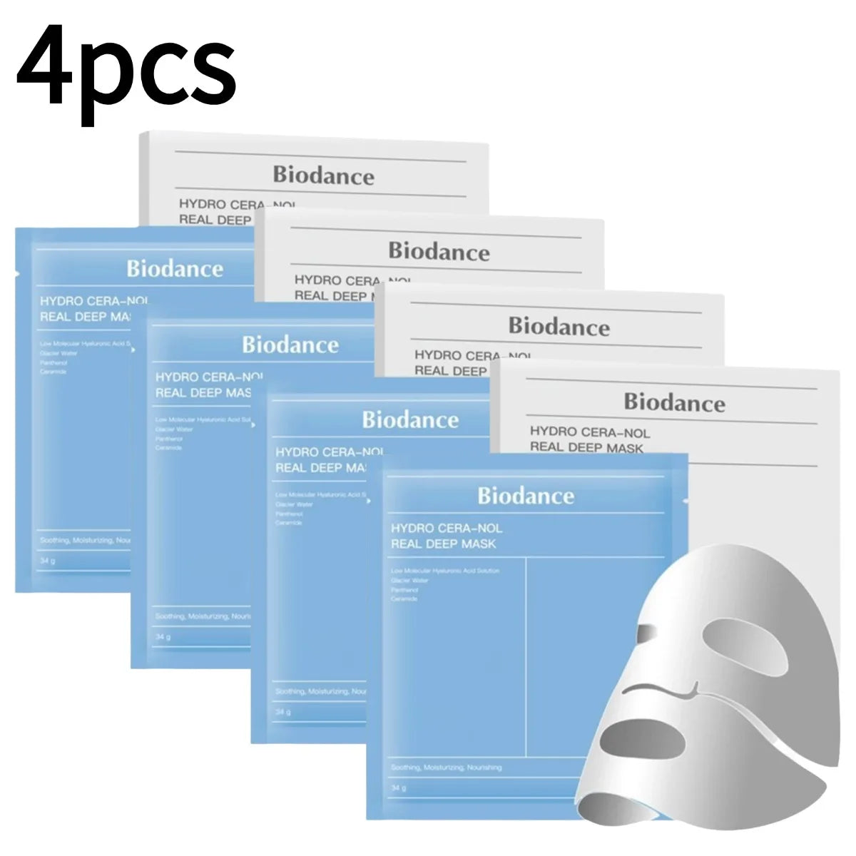 Bio-Collagen Collagen Face Mask Face Barrier Repair Soothing Ampoule Essence Moisturizing Refined Pores Mask Korean Skin Care