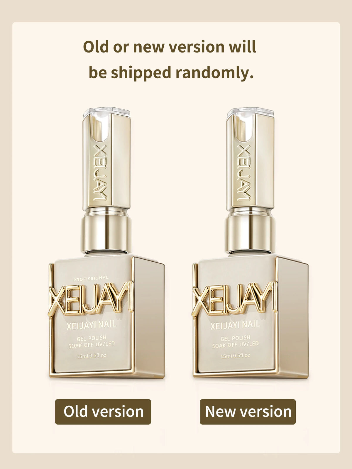 XEIJAYI 15ml Golden Gradient Cat Eye Gel Nail Polish – Golden Glass Bead Magnetic Nail Art