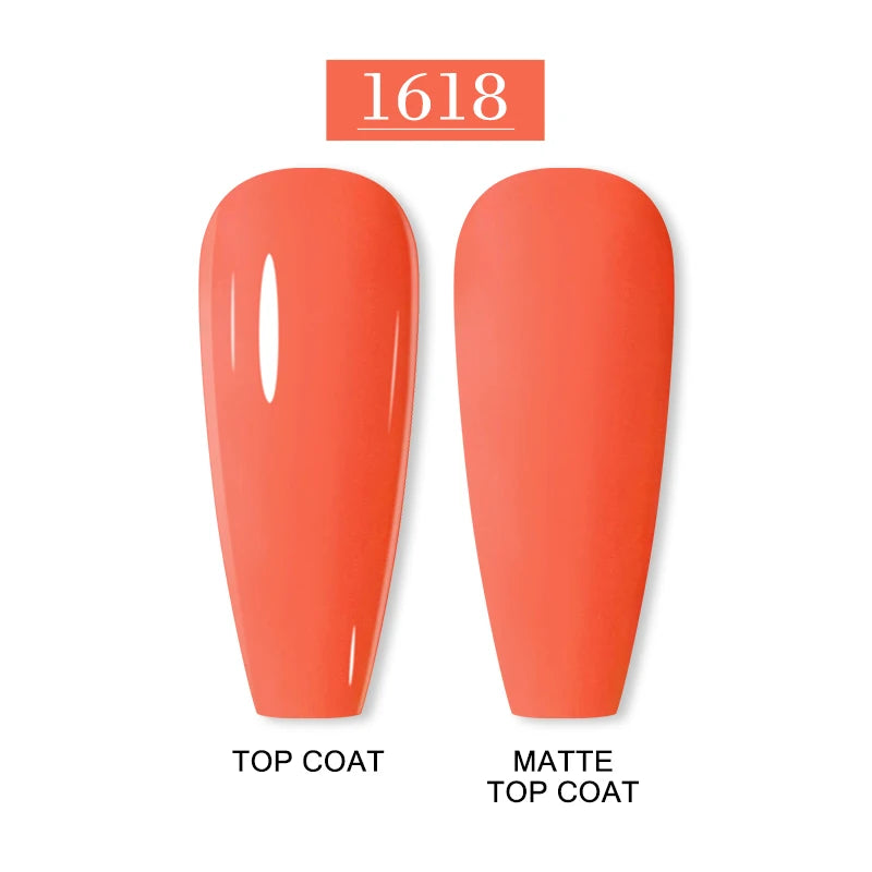 Arte Clavo 15ml Fashion Gel Nail Polish – HEMA & TPO Free Red Glitter UV LED Soak Off Nail Varnish