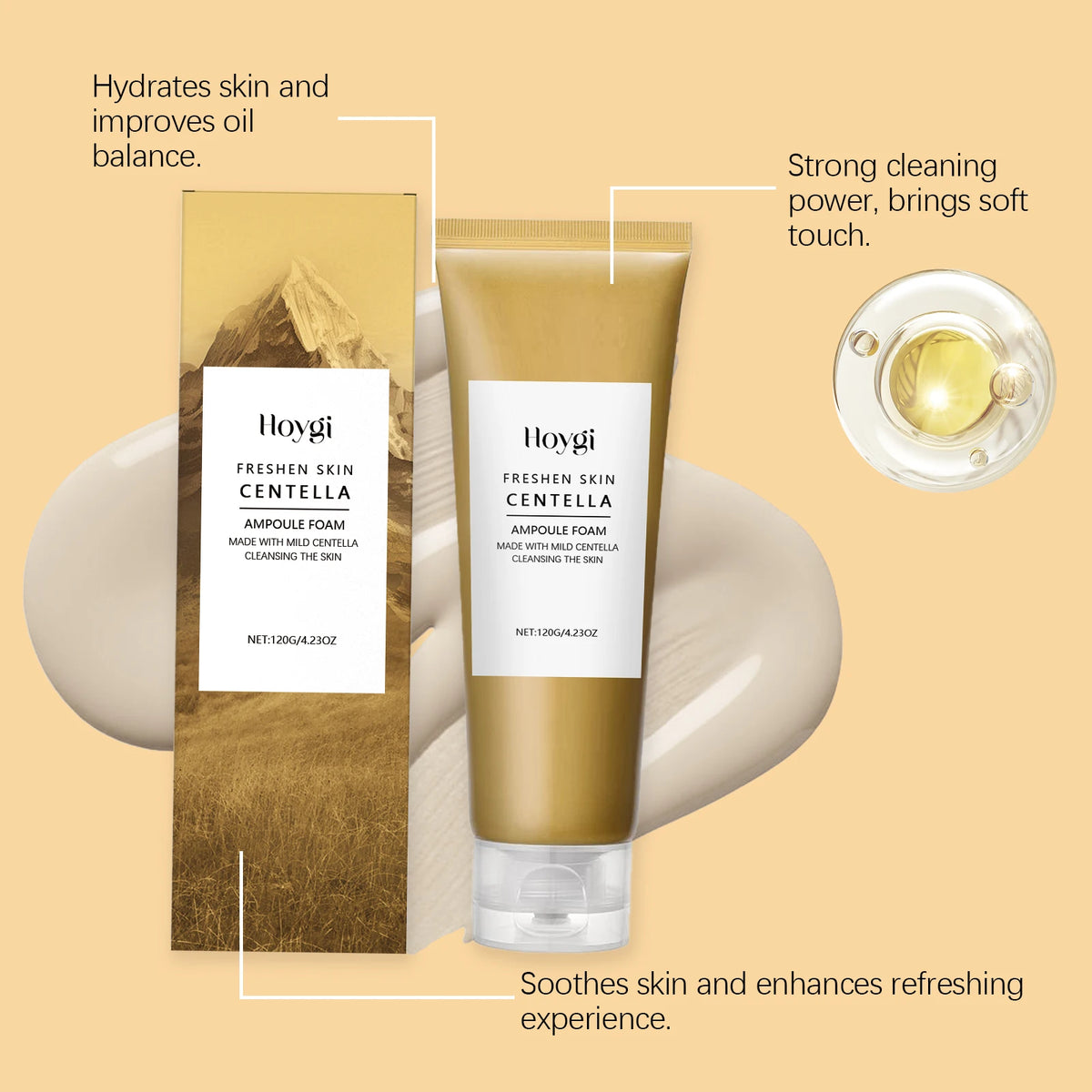 Korean Centella Asiatica 24H Skincare Set Cica Serum Face Wash Cleansing Oil Facial Care Set Soothing Refresh Smooth K-beauty