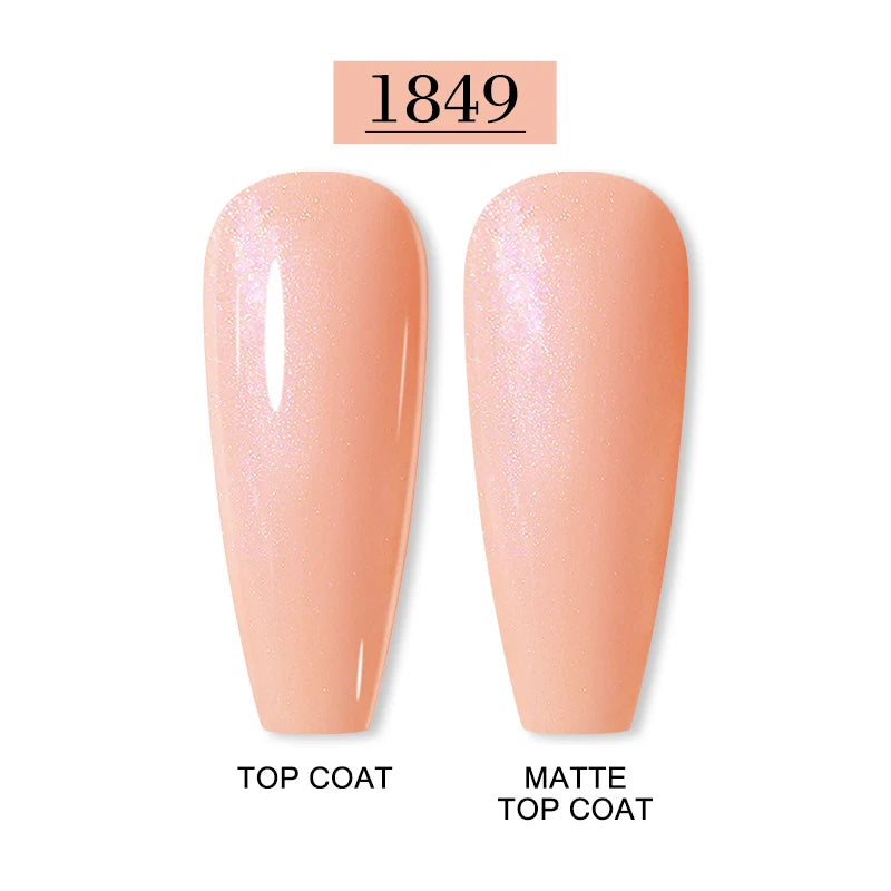 Arte Clavo 15ml Fashion Gel Nail Polish – HEMA & TPO Free Red Glitter UV LED Soak Off Nail Varnish