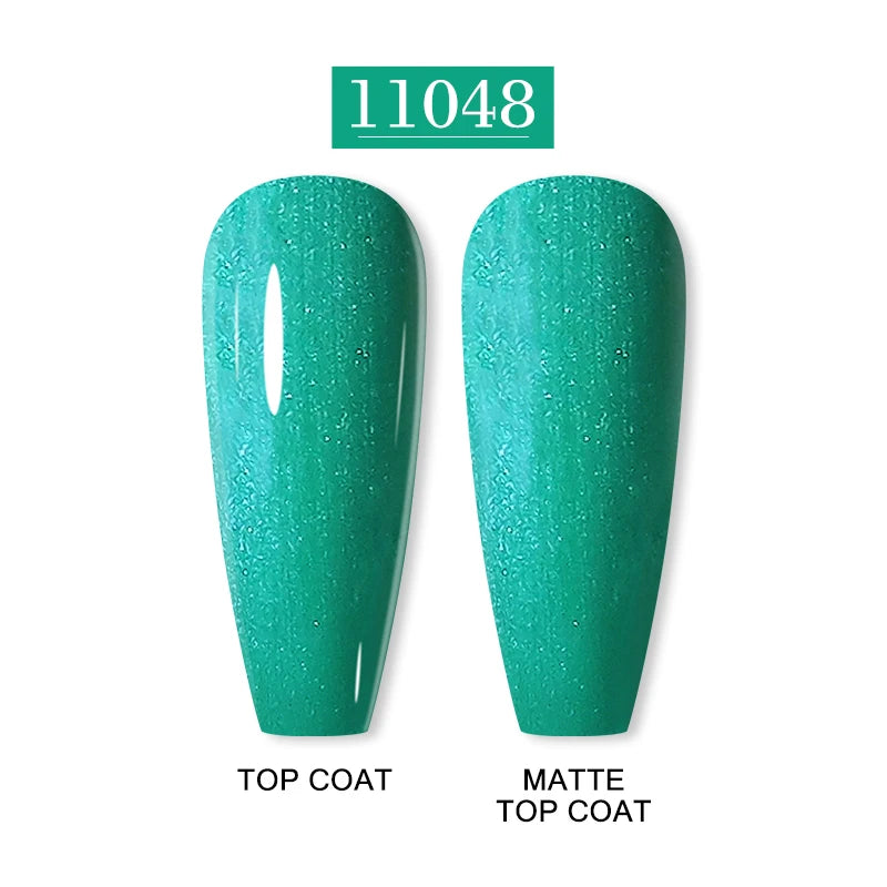 Arte Clavo 15ml Fashion Gel Nail Polish – HEMA & TPO Free Red Glitter UV LED Soak Off Nail Varnish