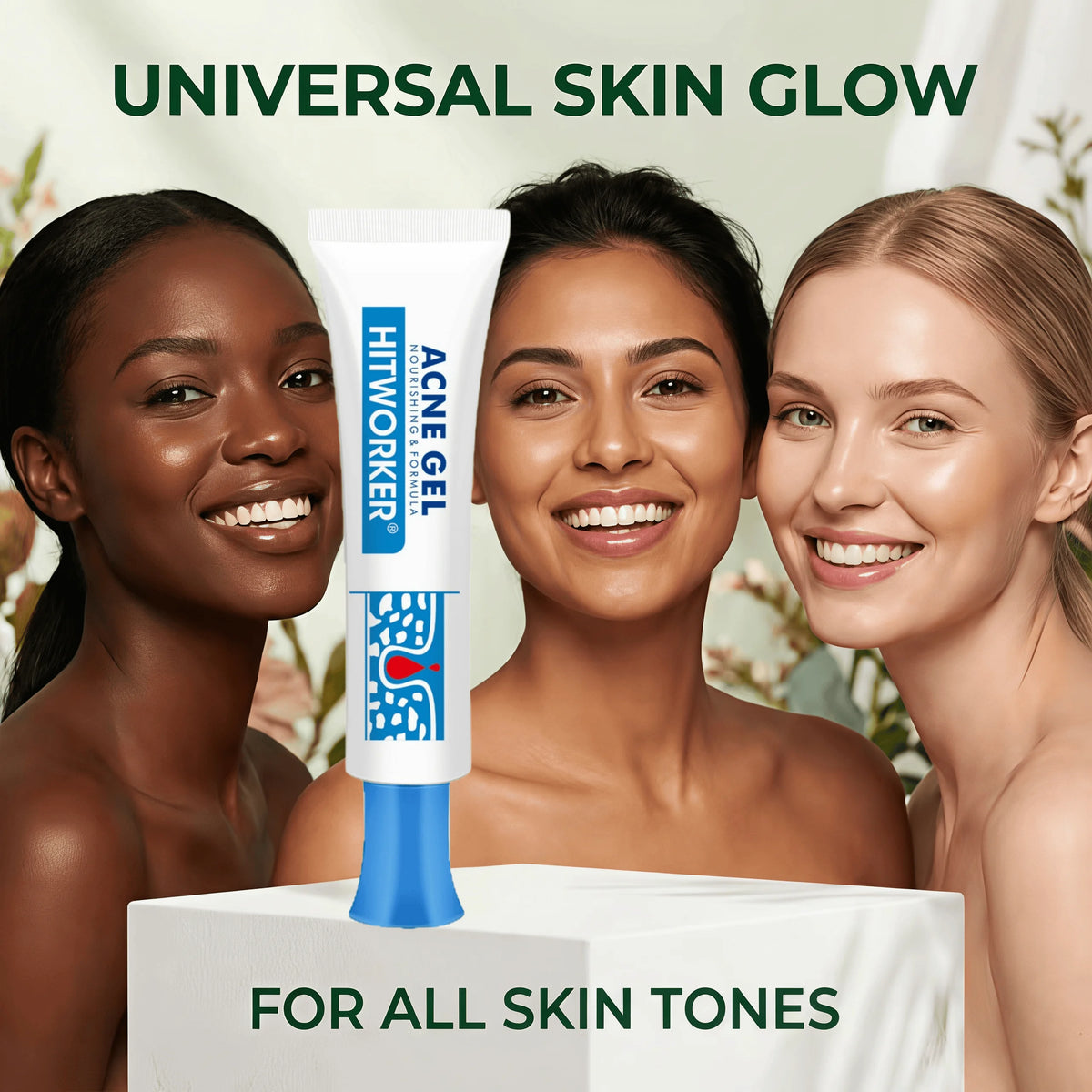 Acne Cream, Facial Scars, Blackhead Removal, Repair Gel, Oil Control, Pore Minimizing, Brightening Skincare