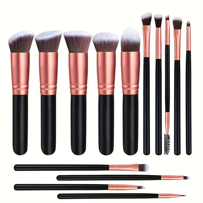 14PCS Makeup Brushes Set – Soft Fluffy Foundation, Blush, Powder & Eyeshadow Brushes, Beauty Makeup Tools Gift Set
