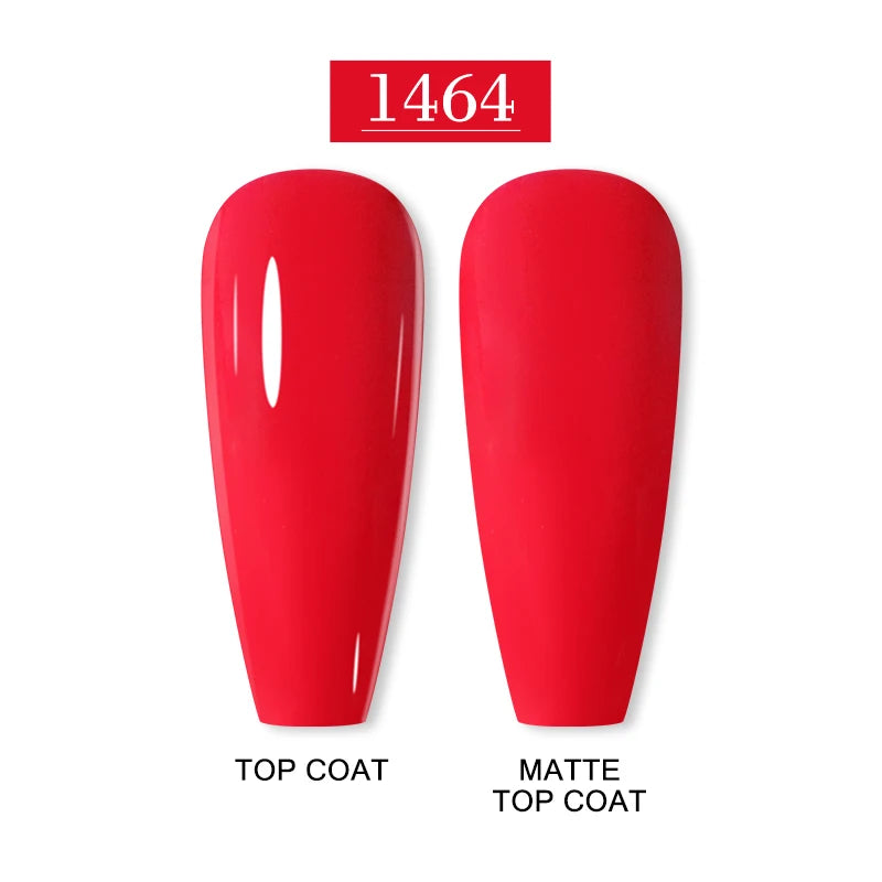 Arte Clavo 15ml Fashion Gel Nail Polish – HEMA & TPO Free Red Glitter UV LED Soak Off Nail Varnish