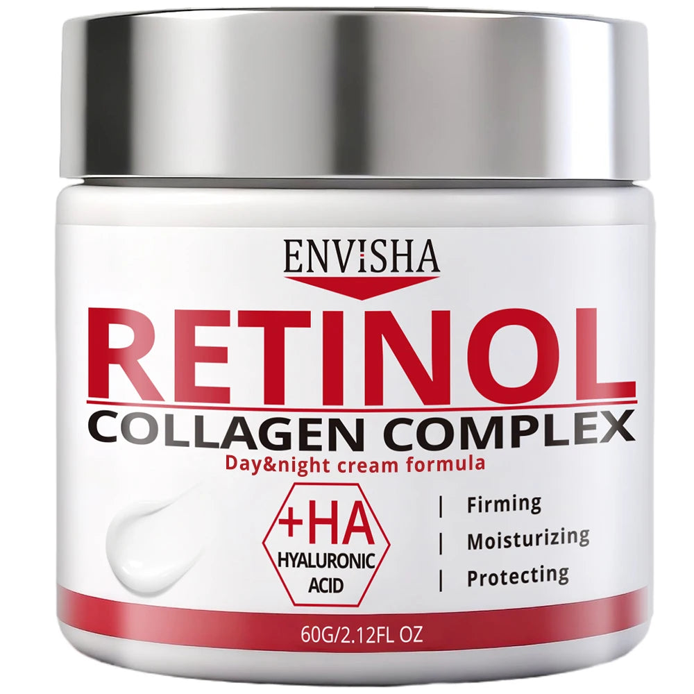 ENVISHA Retinol Collagen Cream Face Skin Care Anti-aging Wrinkle Deep Hydration Moisturizing Skin Health Whitening Exfoliation