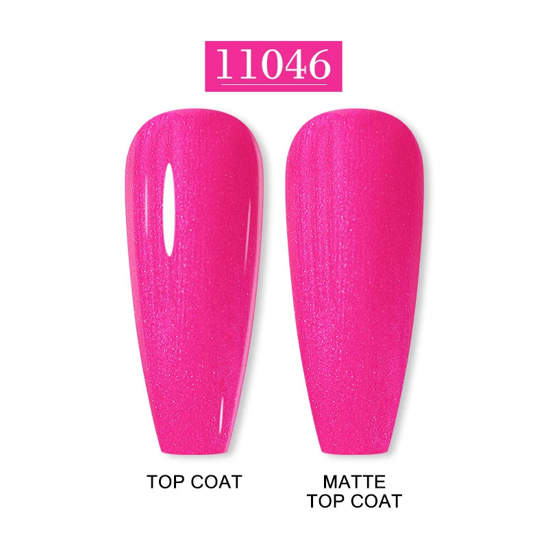 Arte Clavo 15ml Fashion Gel Nail Polish – HEMA & TPO Free Red Glitter UV LED Soak Off Nail Varnish