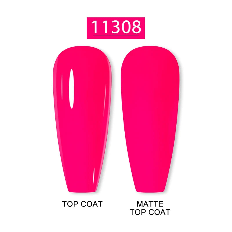 Arte Clavo 15ml Fashion Gel Nail Polish – HEMA & TPO Free Red Glitter UV LED Soak Off Nail Varnish