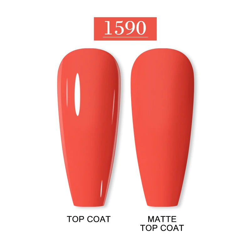 Arte Clavo 15ml Fashion Gel Nail Polish – HEMA & TPO Free Red Glitter UV LED Soak Off Nail Varnish