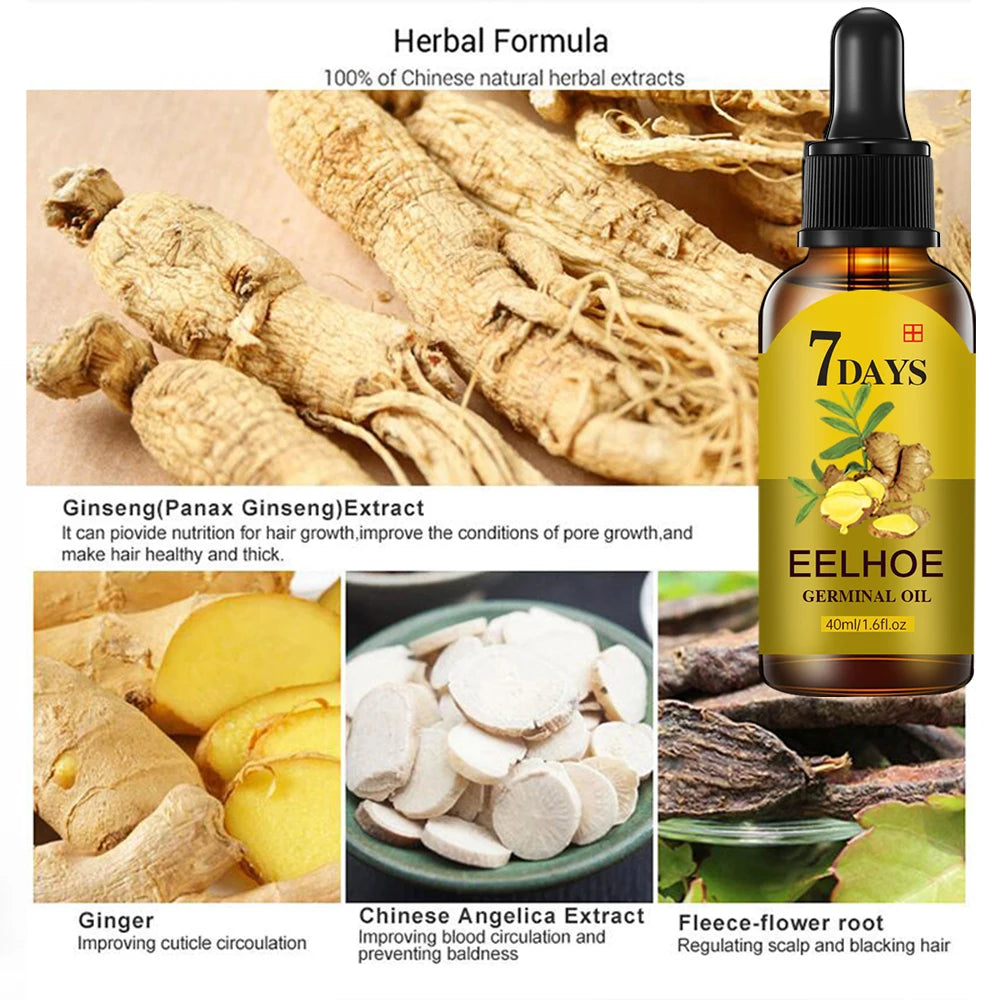 Ginger Hair Essential Oil – Nourishing Scalp & Root Care