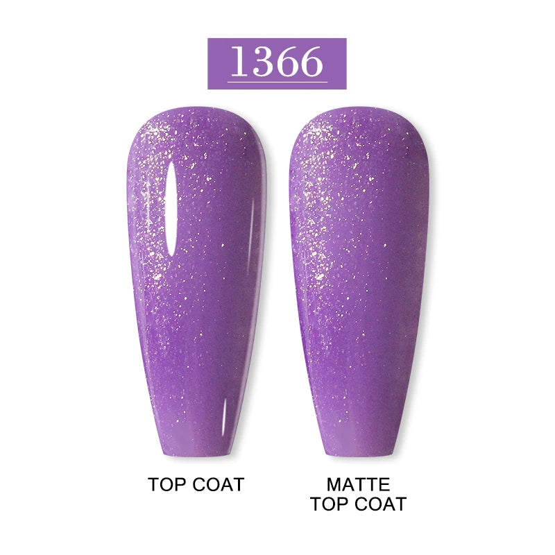 Arte Clavo 15ml Fashion Gel Nail Polish – HEMA & TPO Free Red Glitter UV LED Soak Off Nail Varnish