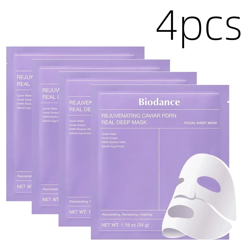 Bio-Collagen Collagen Face Mask Face Barrier Repair Soothing Ampoule Essence Moisturizing Refined Pores Mask Korean Skin Care
