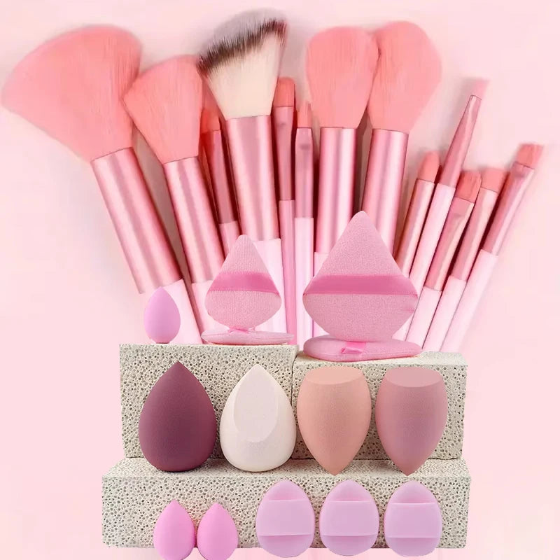 8pcs Makeup Brush Kit Soft Synthetic Hair Make Up Brushes Foundation Blush Eyeshadow Cosmetic Makeup Tools