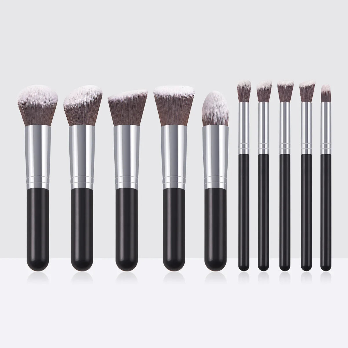 8pcs Makeup Brush Kit Soft Synthetic Hair Make Up Brushes Foundation Blush Eyeshadow Cosmetic Makeup Tools