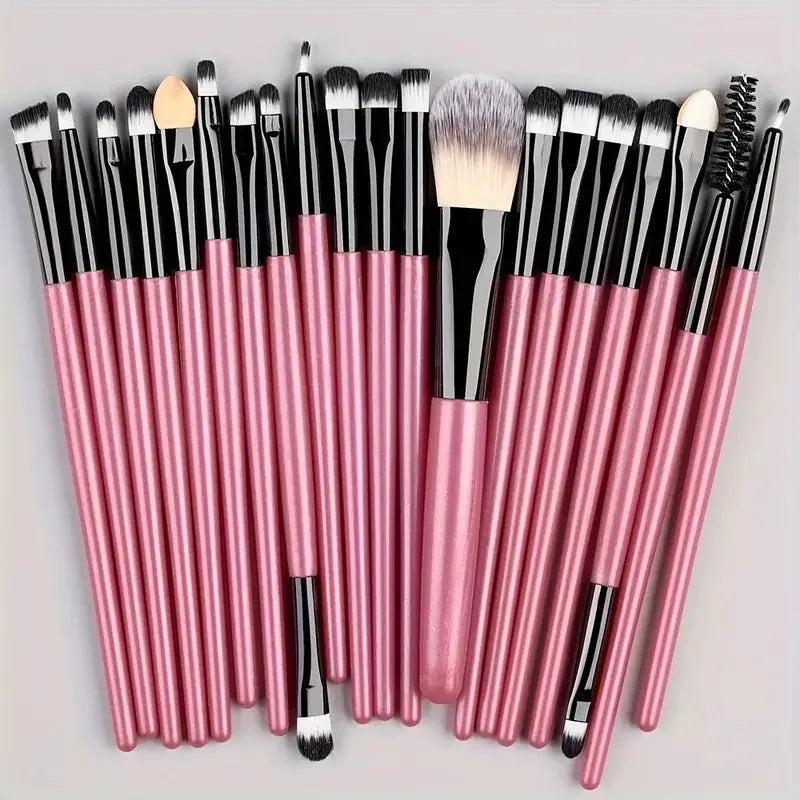 Premium Synthetic Kabuki Makeup Brush Set – Foundation, Concealer, Powder, Blush & Eye Blending Brushes