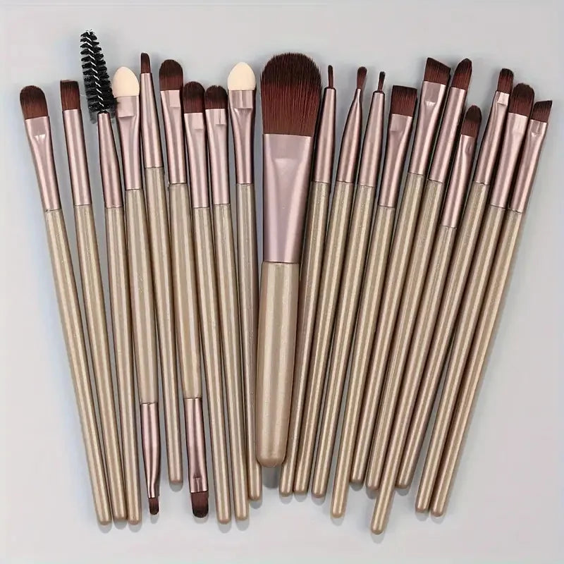 Premium Synthetic Kabuki Makeup Brush Set – Foundation, Concealer, Powder, Blush & Eye Blending Brushes