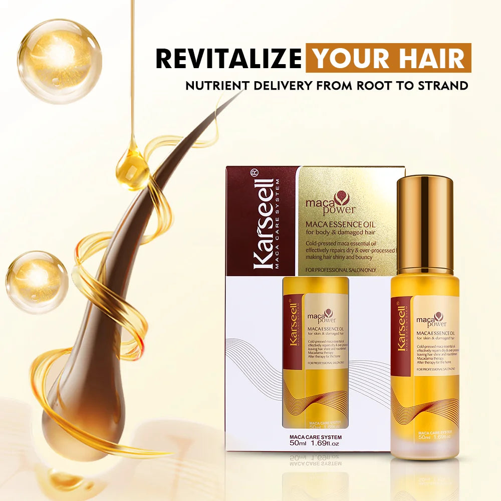Karseell Moroccan Argan Oil Hair Serum 50ml – Lightweight Hair Care