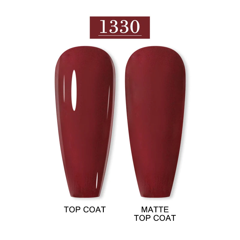 Arte Clavo 15ml Fashion Gel Nail Polish – HEMA & TPO Free Red Glitter UV LED Soak Off Nail Varnish