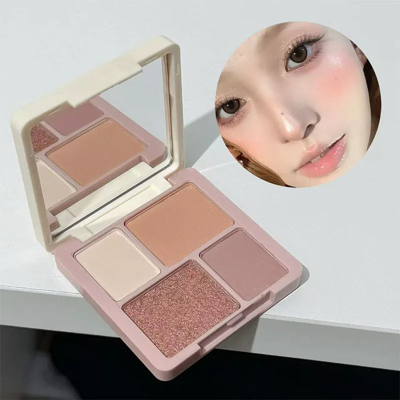Makeup Set Include 4Lip Glaze,1Lip Oil,1Lip Cream,1Eyeliner,1Mascara,1Eyebrow Pen,1Blush,1Highlighter,1Eyeshadow,1Pressed Powder