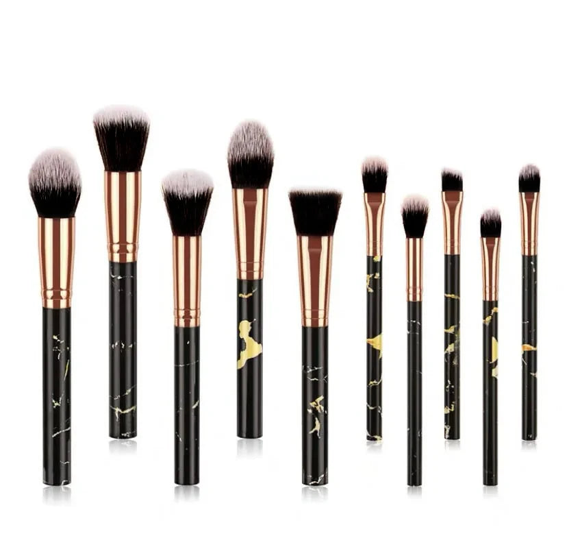 8pcs Makeup Brush Kit Soft Synthetic Hair Make Up Brushes Foundation Blush Eyeshadow Cosmetic Makeup Tools