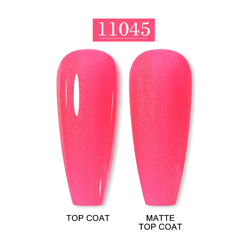 Arte Clavo 15ml Fashion Gel Nail Polish – HEMA & TPO Free Red Glitter UV LED Soak Off Nail Varnish