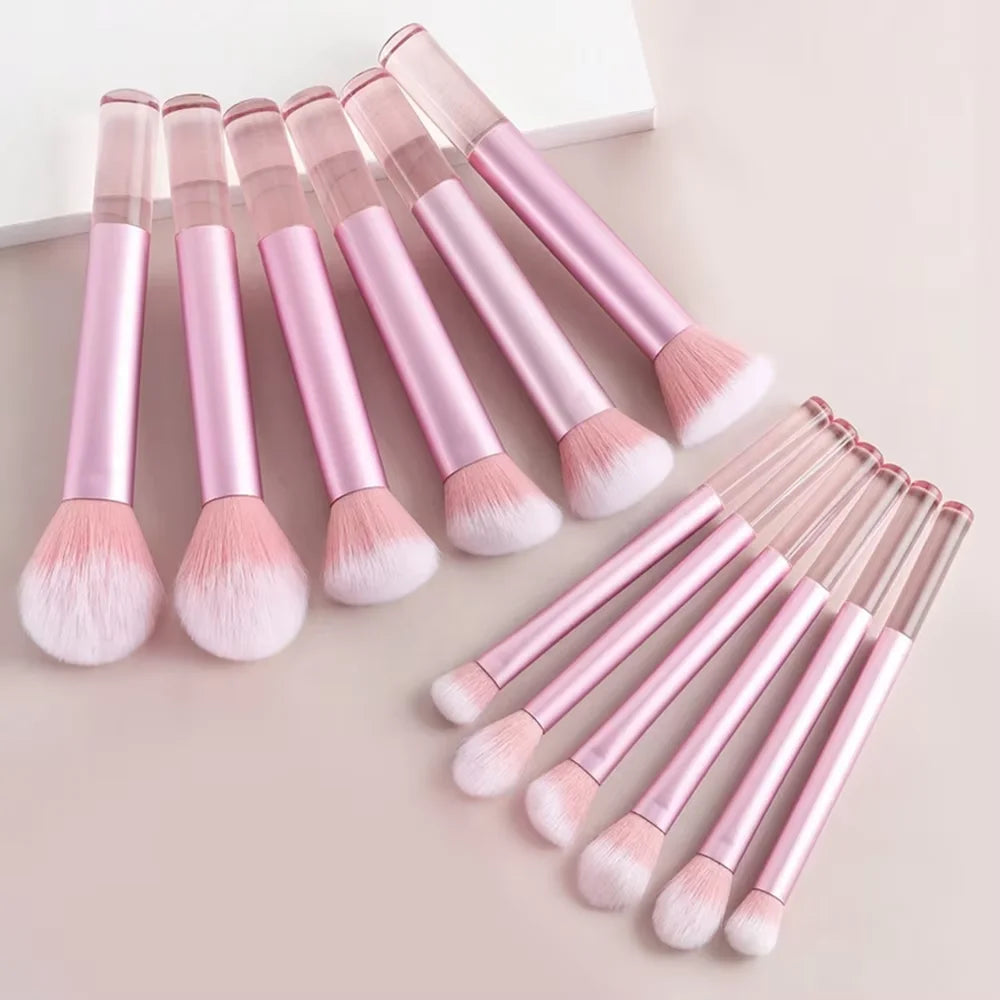 8pcs Makeup Brush Kit Soft Synthetic Hair Make Up Brushes Foundation Blush Eyeshadow Cosmetic Makeup Tools