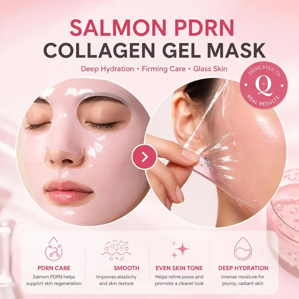 QUASI Collagen Hydrating Mask Nourish Anti-Aging Surme Face Mask Pore Minimizing Smooth Fine Lines Firming Sleep Mask 4Pcs/Box