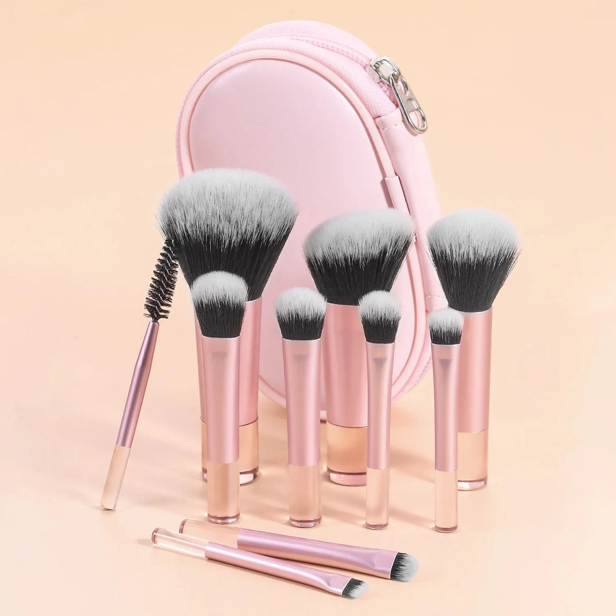 8pcs Makeup Brush Kit Soft Synthetic Hair Make Up Brushes Foundation Blush Eyeshadow Cosmetic Makeup Tools