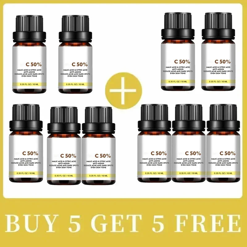 7ht With Malic Acid Citric Acid For Face Facial Peel 50% Peeling Serum Peeling Serum Chemical Peel Whitening Nourishing Essence