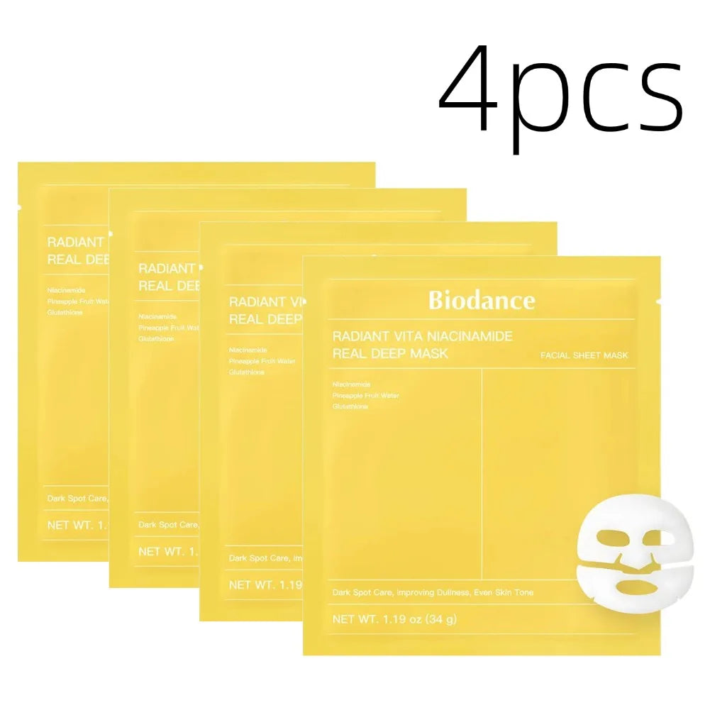 Bio-Collagen Collagen Face Mask Face Barrier Repair Soothing Ampoule Essence Moisturizing Refined Pores Mask Korean Skin Care