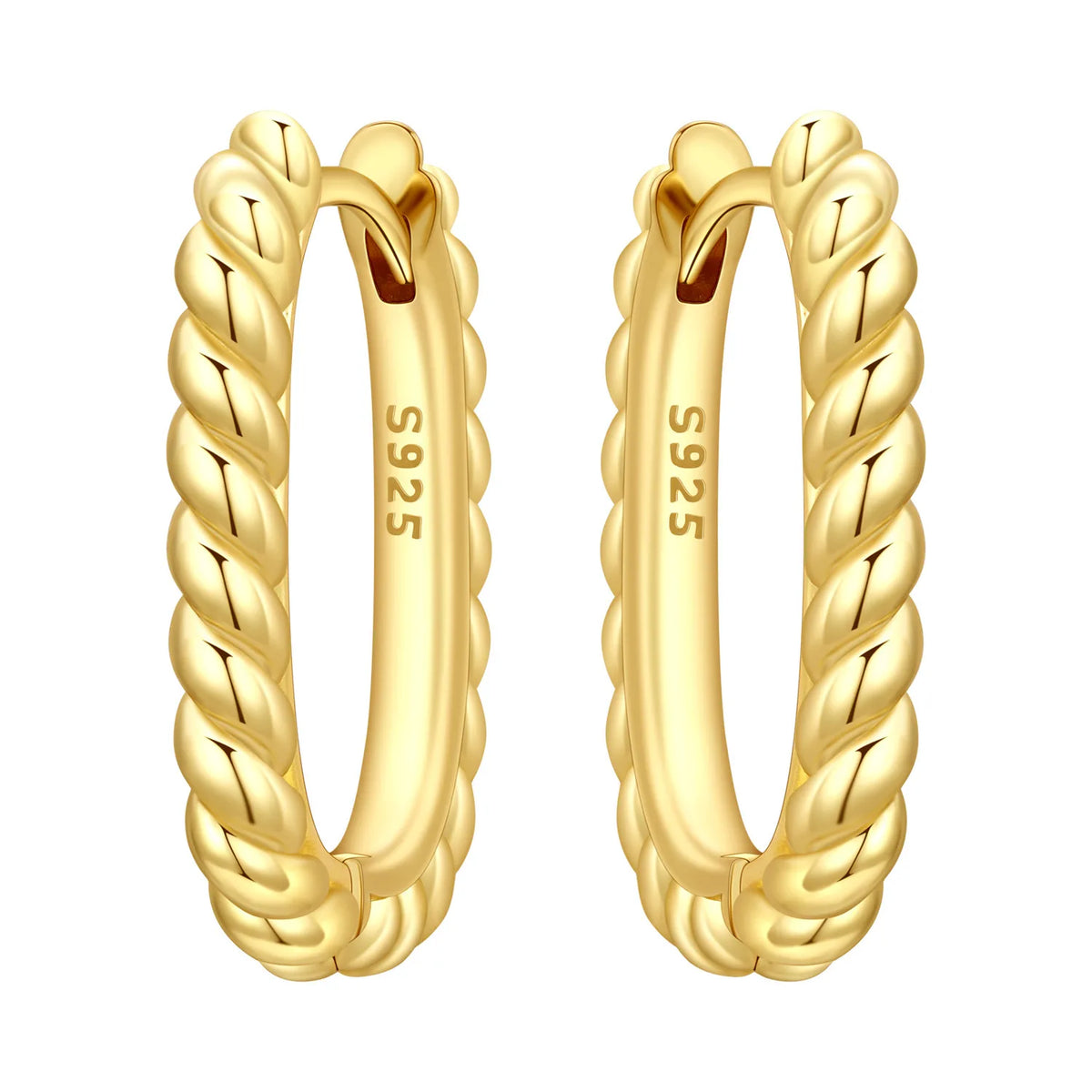 Orstarry S925 Sterling Silver 18k Gold Modern Square Earrings Hoop Earrings For Women Jewelry Original Trendy Anniversary Gifts