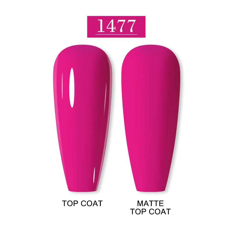 Arte Clavo 15ml Fashion Gel Nail Polish – HEMA & TPO Free Red Glitter UV LED Soak Off Nail Varnish