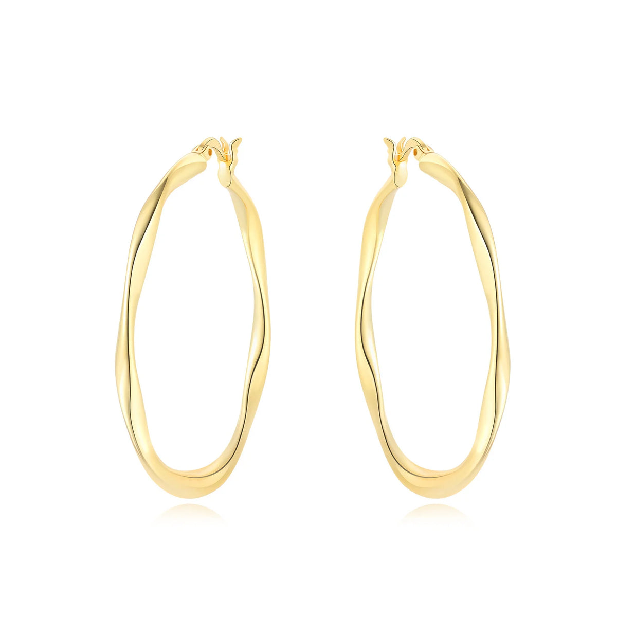 Orstarry S925 Sterling Silver 18k Gold Modern Square Earrings Hoop Earrings For Women Jewelry Original Trendy Anniversary Gifts