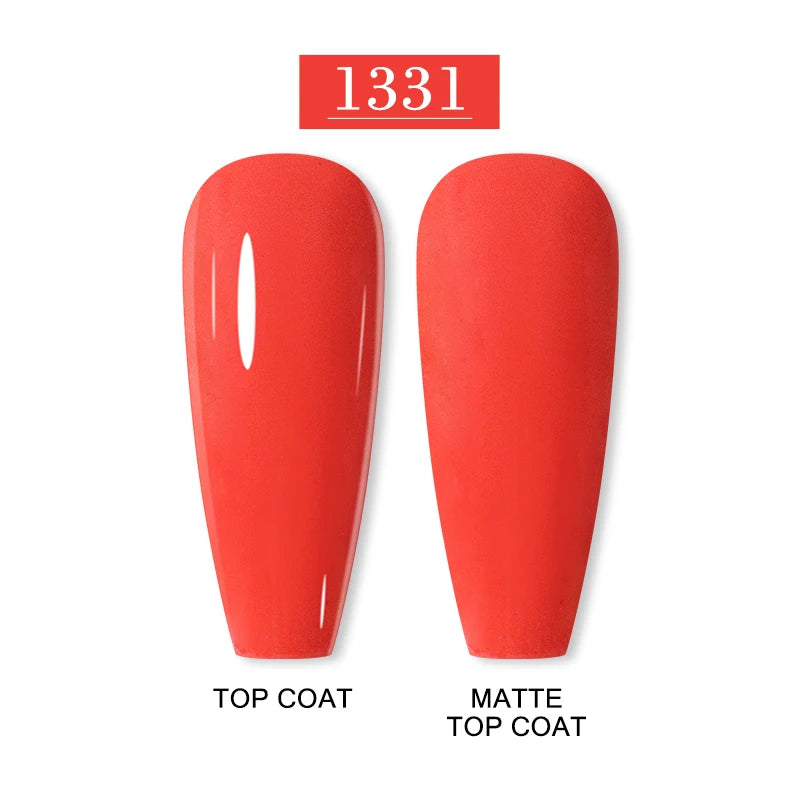 Arte Clavo 15ml Fashion Gel Nail Polish – HEMA & TPO Free Red Glitter UV LED Soak Off Nail Varnish