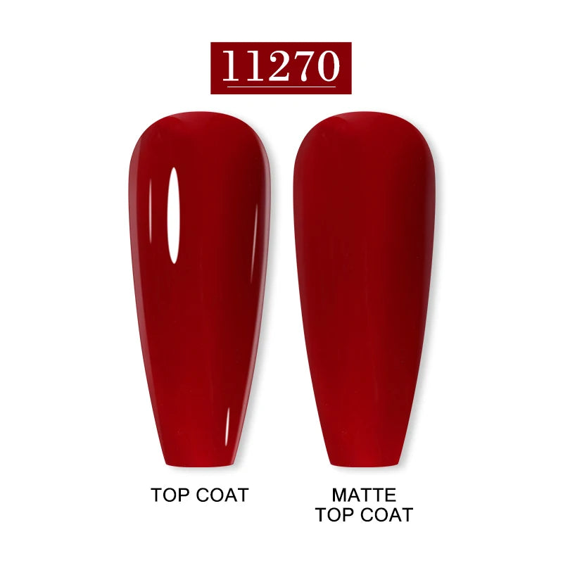 Arte Clavo 15ml Fashion Gel Nail Polish – HEMA & TPO Free Red Glitter UV LED Soak Off Nail Varnish
