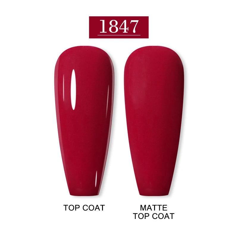 Arte Clavo 15ml Fashion Gel Nail Polish – HEMA & TPO Free Red Glitter UV LED Soak Off Nail Varnish