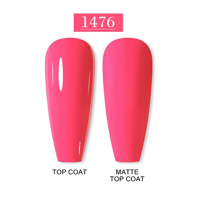 Arte Clavo 15ml Fashion Gel Nail Polish – HEMA & TPO Free Red Glitter UV LED Soak Off Nail Varnish