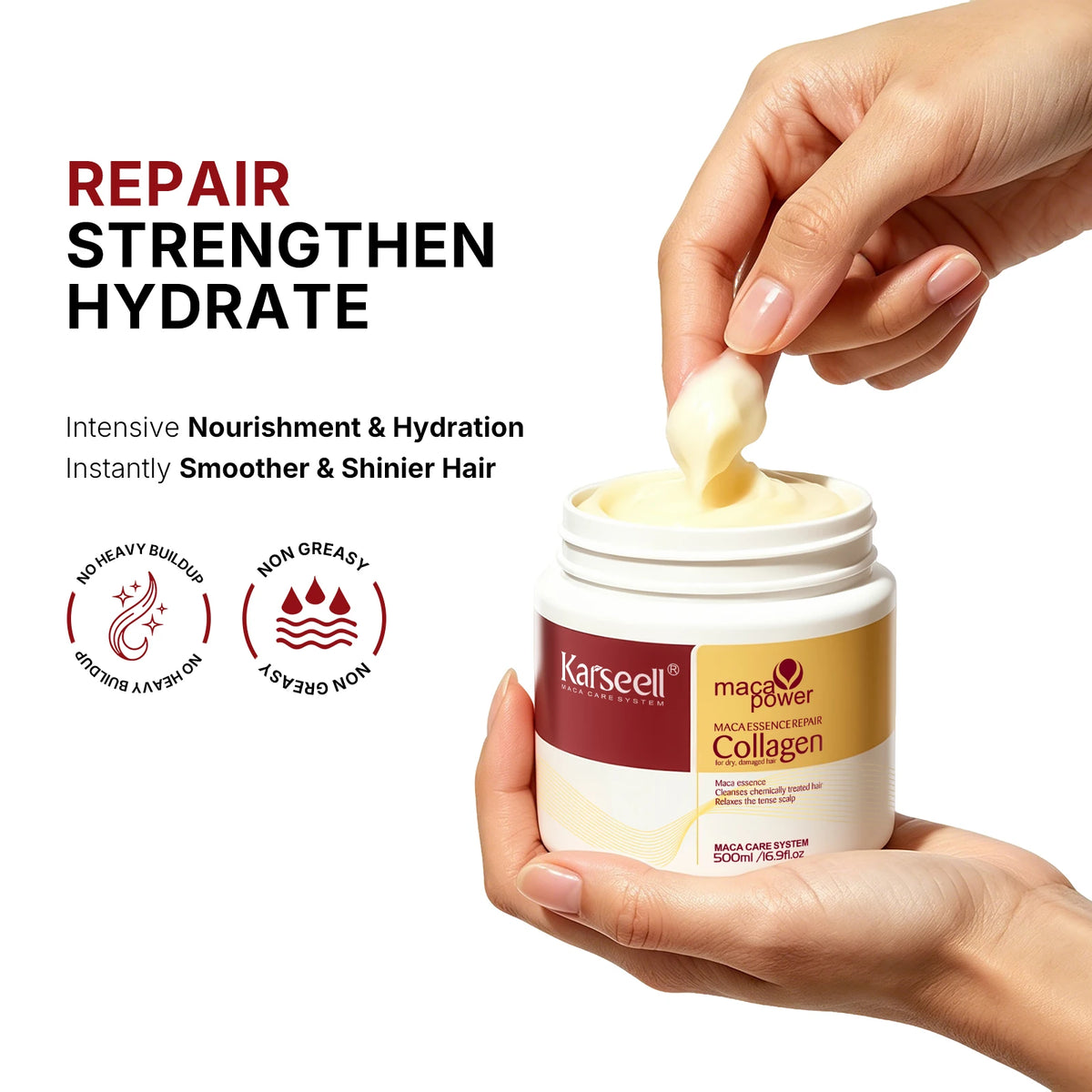 Karseell Collagen Hair Treatment – Deep Conditioning Hair Mask
