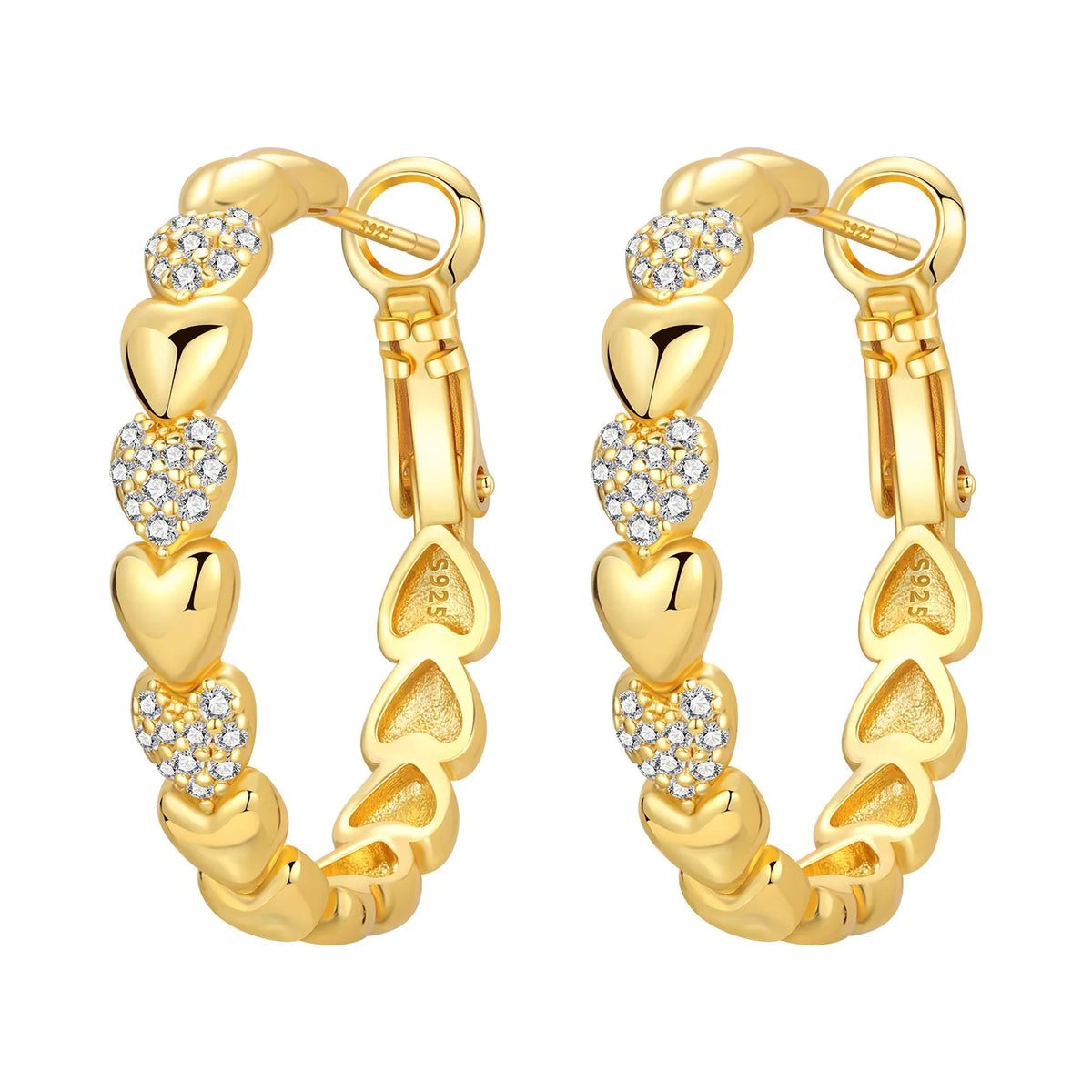 Orstarry S925 Sterling Silver 18k Gold Modern Square Earrings Hoop Earrings For Women Jewelry Original Trendy Anniversary Gifts