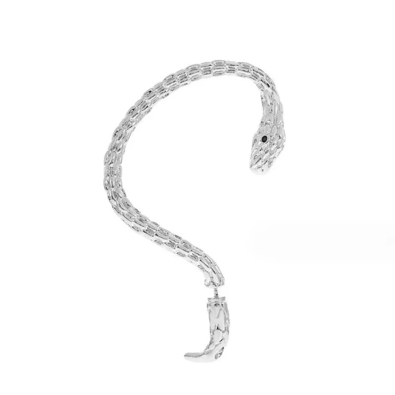 1Pc Small Snake Winding Stud Earrings for Women, Female Vintage Creative Tide Male Couples Niche Design Sense