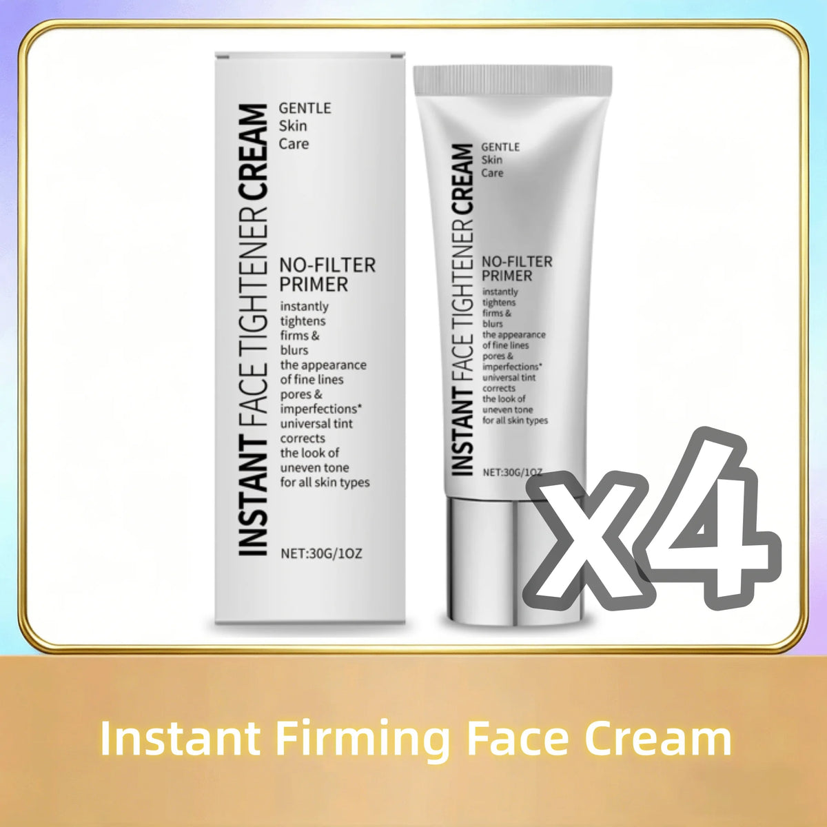 Instant Firming Face Cream Minimize Wrinkles Fine Lines Shrink Facial Pores Instant Skin Tightener Moisturize Face Primer Makeup