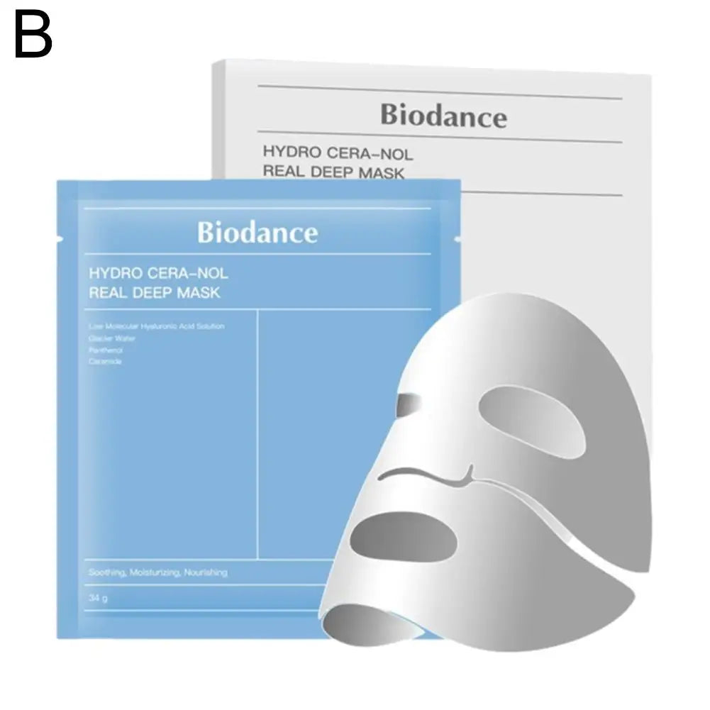 Bio-Collagen Collagen Face Mask Face Barrier Repair Soothing Ampoule Essence Moisturizing Refined Pores Mask Korean Skin Care